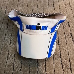 Iron Man White and Blue Visor Hat